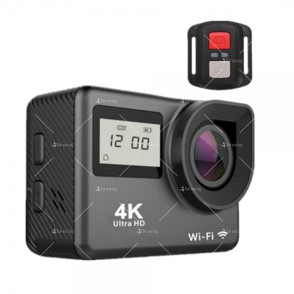 Спортна екшън камера с 4К и Wi-Fi, с дистанционно управление SC22 1