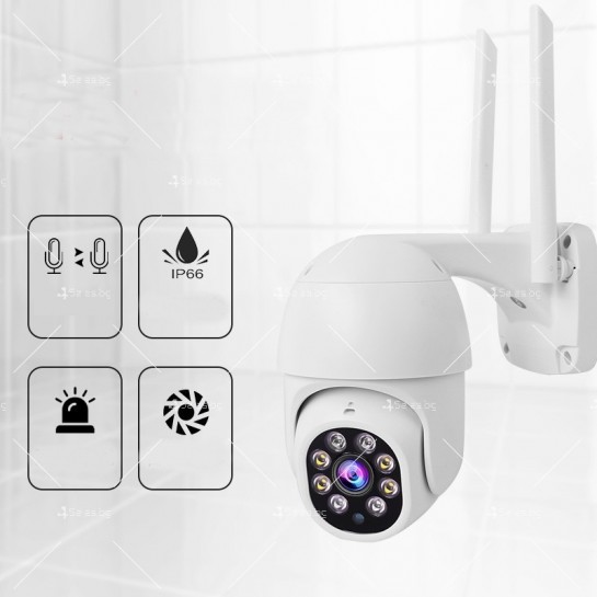 Охранителна камера с изкуствен интелект и цветна картина с висока резолюция  IP40
