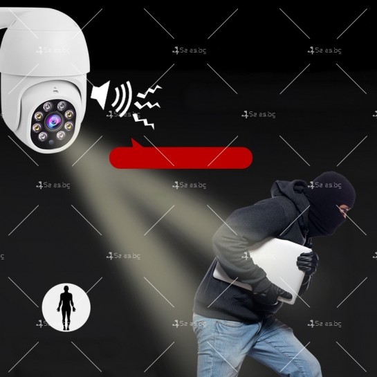 Охранителна камера с изкуствен интелект и цветна картина с висока резолюция  IP40