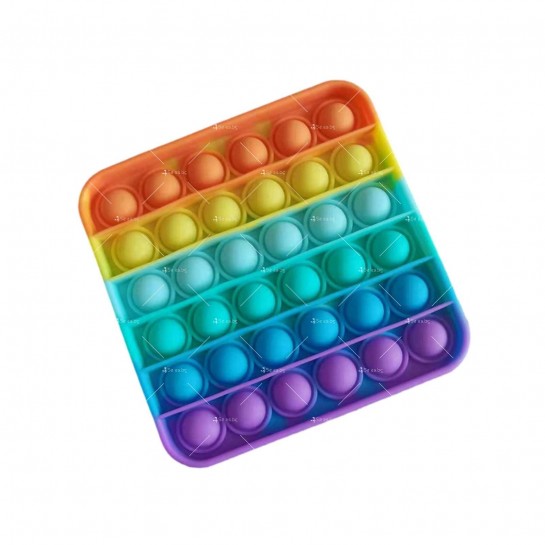 Цветна силиконова антистрес играчка за деца и възрастни WJ40