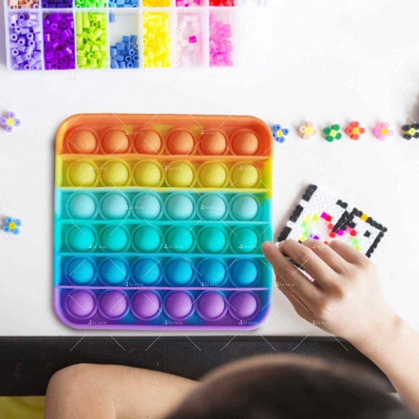 Цветна силиконова антистрес играчка за деца и възрастни WJ40 5