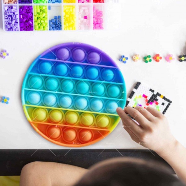Цветна силиконова антистрес играчка за деца и възрастни WJ40 6