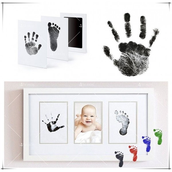 Комплект за правене на отпечатъци на бебешки крачета или ръчички TV1002 1