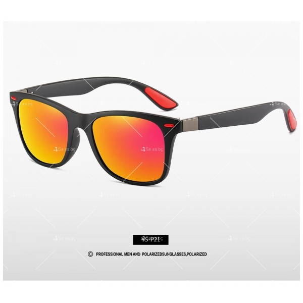 Унисекс слънчеви очила с класически дизайн 7