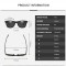 Унисекс слънчеви очила с класически дизайн 11