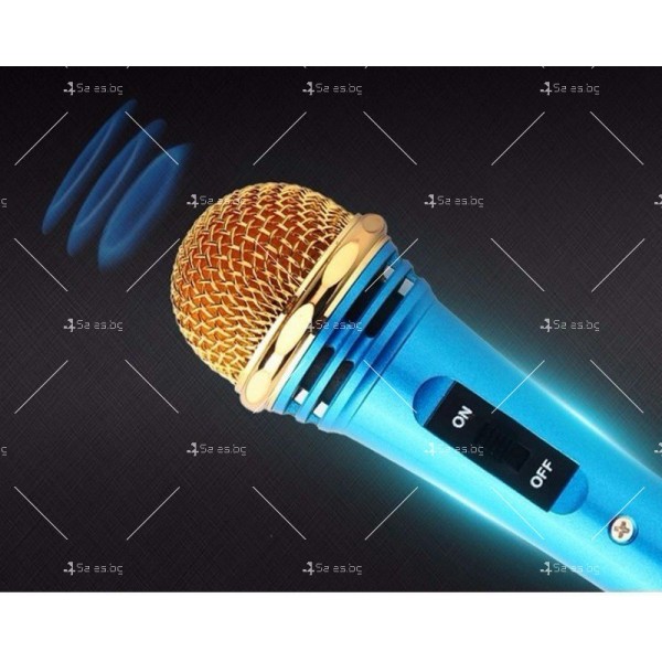 Регулируем караоке микрофон за мобилни устройства MF2 8