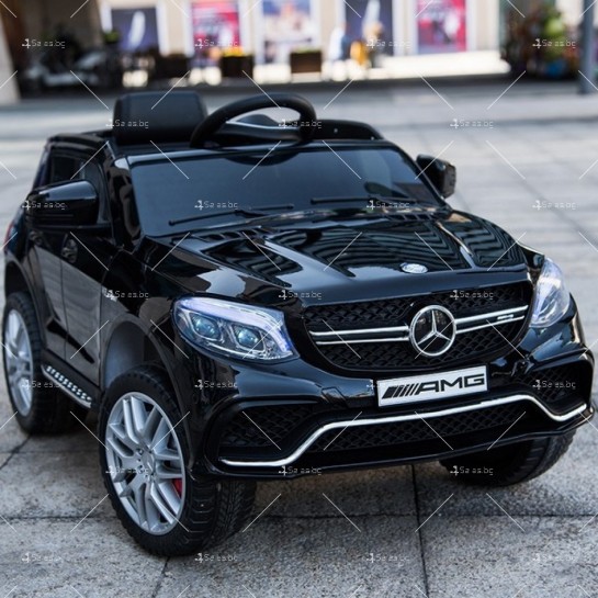 Акумулаторен джип Mercedes, 12V с меки гуми, кожена седалка и дистанционно
