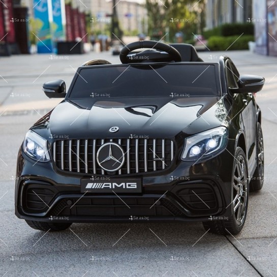 Акумулаторен джип Mercedes 4х4 модел 2021 тъч скрийн, меки гуми и кожена седалка