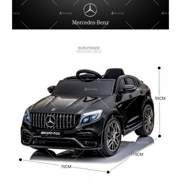 Акумулаторен джип Mercedes 4х4 модел 2021 тъч скрийн, меки гуми и кожена седалка 10