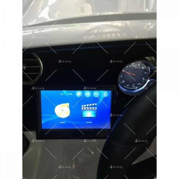Двуместен акумулаторен джип Mercedes 4х4, 12V с дистанционно и MP4 видеодисплей 14