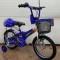 Детски велосипед с кош и помощни колела Spiderman  с 16'' цолови гуми 3