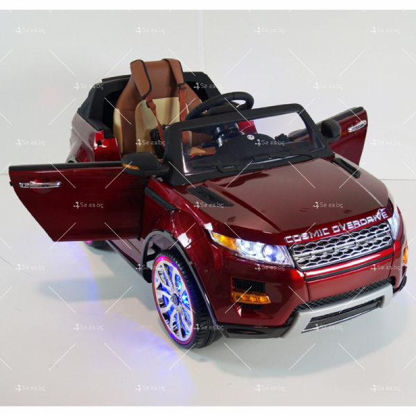 Акумулаторен джип с Bluetooth дистанционно и меки гуми Range Rover 1