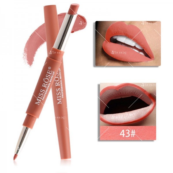Кремообразно червило-молив за устни с дълготраен цвят и матов завършек - HZS326 16