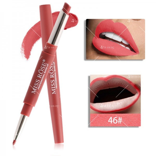 Кремообразно червило-молив за устни с дълготраен цвят и матов завършек - HZS326 17