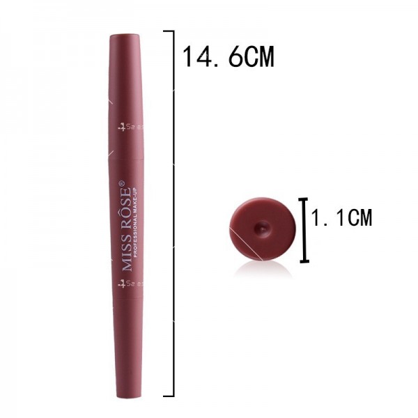 Кремообразно червило-молив за устни с дълготраен цвят и матов завършек - HZS326 22