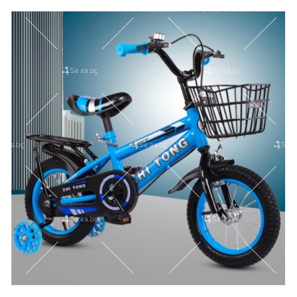 Детски велосипед с кош, помощни колела и два вида спирачки C BIKE1 1