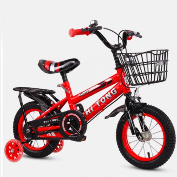 Детски велосипед с кош, помощни колела и два вида спирачки C BIKE1 8