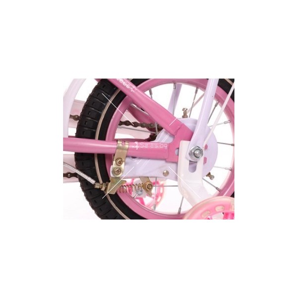 Детски розов велосипед за момичета Princess с помощни колела C BIKE3