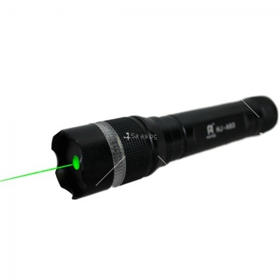 Акумулаторен лазер със зелен лъч и точка за големи разстояния FL51