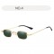 Слънчеви дамски очила в класически стил с издължени стъкла YJ37 4
