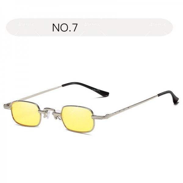 Слънчеви дамски очила в класически стил с издължени стъкла YJ37 7