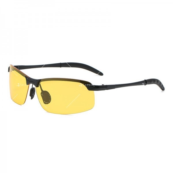 Поляризирани спортно – елегантни слънчеви очила за дневно и нощно шофиране YJ40 7