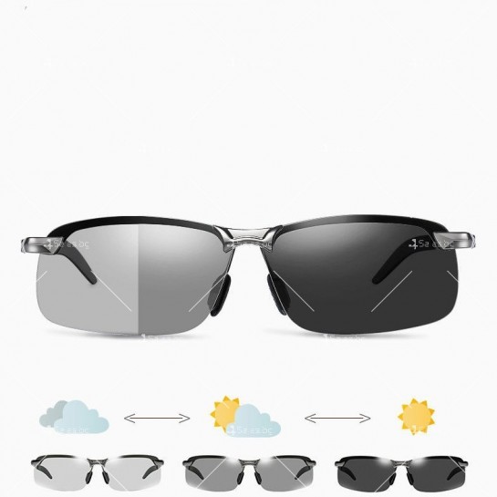 Поляризирани спортно – елегантни слънчеви очила за дневно и нощно шофиране YJ40