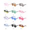 Водоустойчиви дамски очила подходящи за плаж във формата на  „котешко око“ YJ49 3