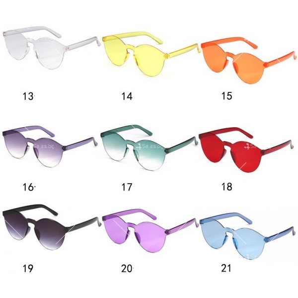 Водоустойчиви дамски очила подходящи за плаж във формата на  „котешко око“ YJ49 28