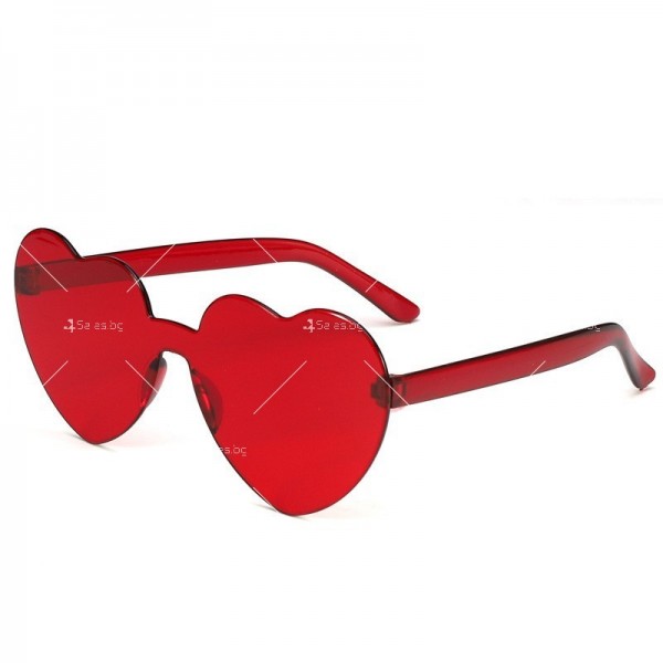 Водоустойчиви дамски очила подходящи за плаж и стъкла във формата на сърца YJ50 1