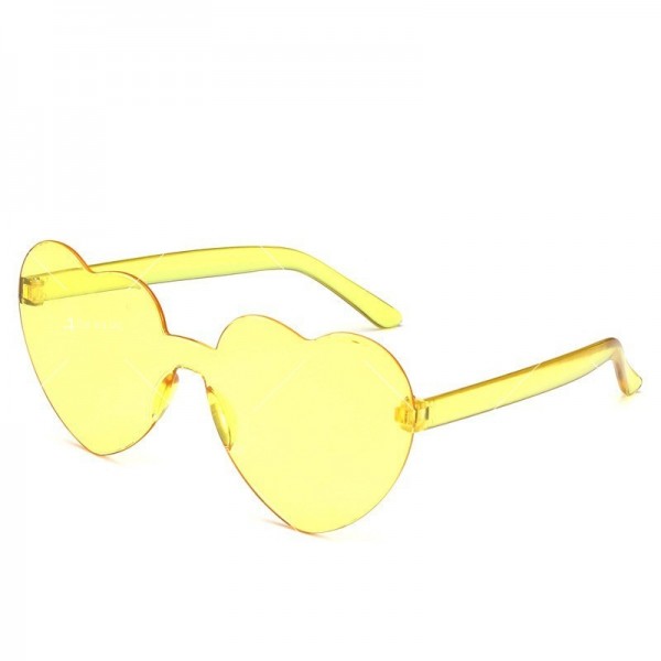 Водоустойчиви дамски очила подходящи за плаж и стъкла във формата на сърца YJ50 2