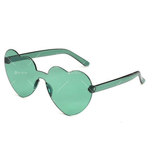Водоустойчиви дамски очила подходящи за плаж и стъкла във формата на сърца YJ50 3