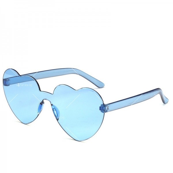 Водоустойчиви дамски очила подходящи за плаж и стъкла във формата на сърца YJ50 4