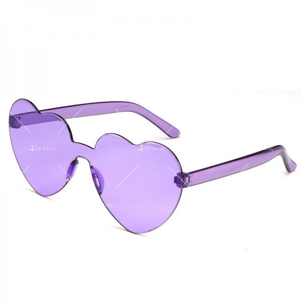 Водоустойчиви дамски очила подходящи за плаж и стъкла във формата на сърца YJ50 5