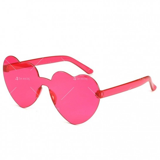 Водоустойчиви дамски очила подходящи за плаж и стъкла във формата на сърца YJ50