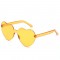 Водоустойчиви дамски очила подходящи за плаж и стъкла във формата на сърца YJ50 10