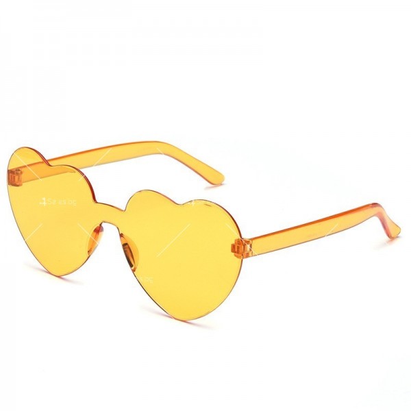 Водоустойчиви дамски очила подходящи за плаж и стъкла във формата на сърца YJ50 10