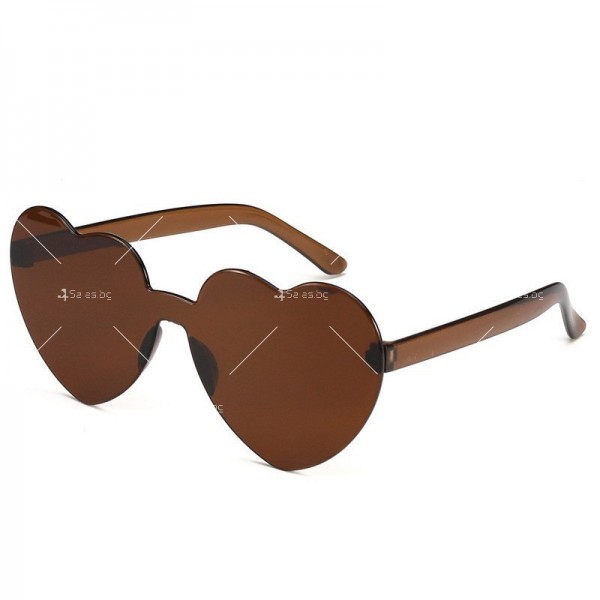 Водоустойчиви дамски очила подходящи за плаж и стъкла във формата на сърца YJ50 14