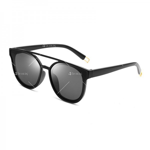 Класически унисекс слънчеви очила с двойна рамка YJ51 2