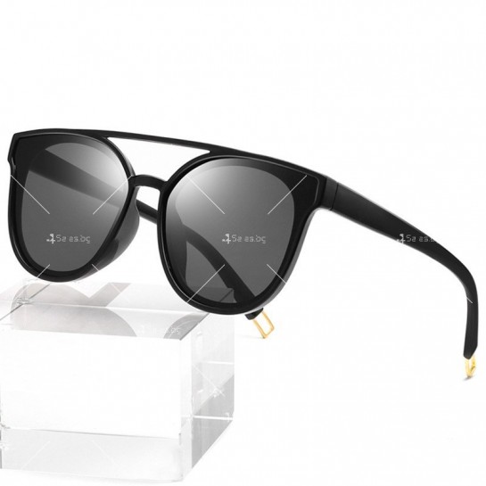 Класически унисекс слънчеви очила с двойна рамка YJ51