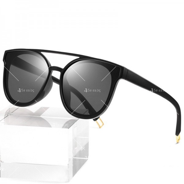 Класически унисекс слънчеви очила с двойна рамка YJ51 7