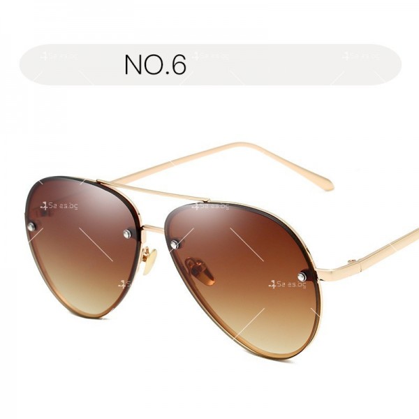 Слънчеви очила с форма на стъклата „Авиатор“ в различни цветове YJ53 6