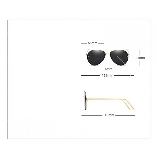 Слънчеви очила с форма на стъклата „Авиатор“ в различни цветове YJ53