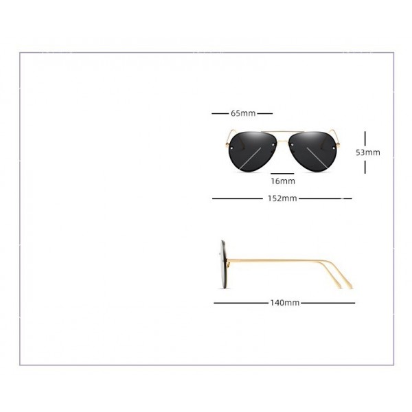 Слънчеви очила с форма на стъклата „Авиатор“ в различни цветове YJ53 9