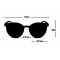 Унисекс слънчеви очила с форма на рамката подходяща за всеки тип лице YJ54 7