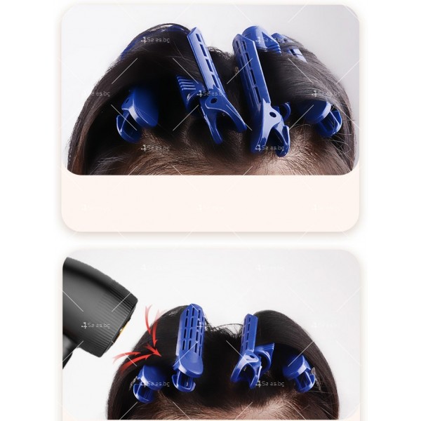Пластмасова щипка за правене на обем в корените на косата F48