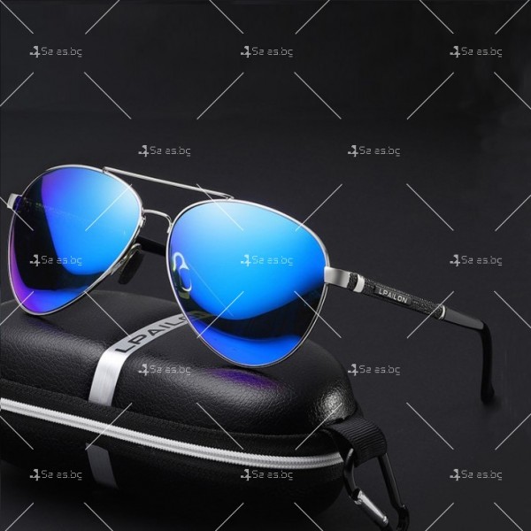 Модерни слънчеви очила за мъже с цветни стъкла и поляризация YJ92 5