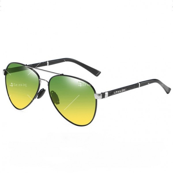 Модерни слънчеви очила за мъже с цветни стъкла и поляризация YJ92 12
