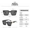 Спортно елегантни, масивни, унисекс слънчеви очила с квадратни стъкла YJ72 7 — 4sales