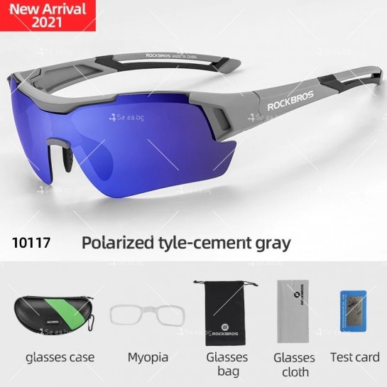 ROCKBROS спортни мъжки слънчеви очила за колоездене